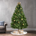 7 'Norway Hinged Tree With 2231 Tips,Dia:58 Green Pvc