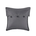6 Piece Reversible Plaid Daybed Cover Set Grey Daybed Grey Polyester