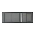 Venice Chaise Lounge Set Of 2 Black Grey Mesh