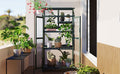 62Inch Height Wood Large Greenhouse Balcony Portable Cold Frame With Wheels And Adjustable Shelves For Outdoor Indoor Use, Forest Green Green Casual Wood Solid Wood