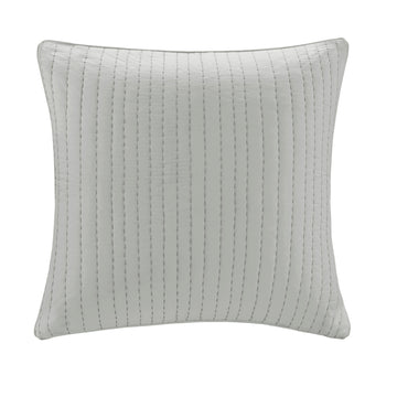 Cotton Quilted Euro Sham Grey Euro Sham Grey Cotton