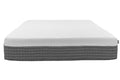 Recharge 5 Layer, 12 Inch Hybrid Memory Foam And Coil Mattress, Queen Size, White And Grey Knit Cover White Memory Foam Foam Spring Queen