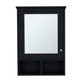 Medicine Cabinet Gibson, Bathroom, Black Black Particle Board Engineered Wood