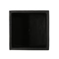 Outdoor Large Square Mgo Planter Black Magnesium Oxide