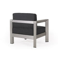 Aviara Mp1 Club Chair Silver Aluminium