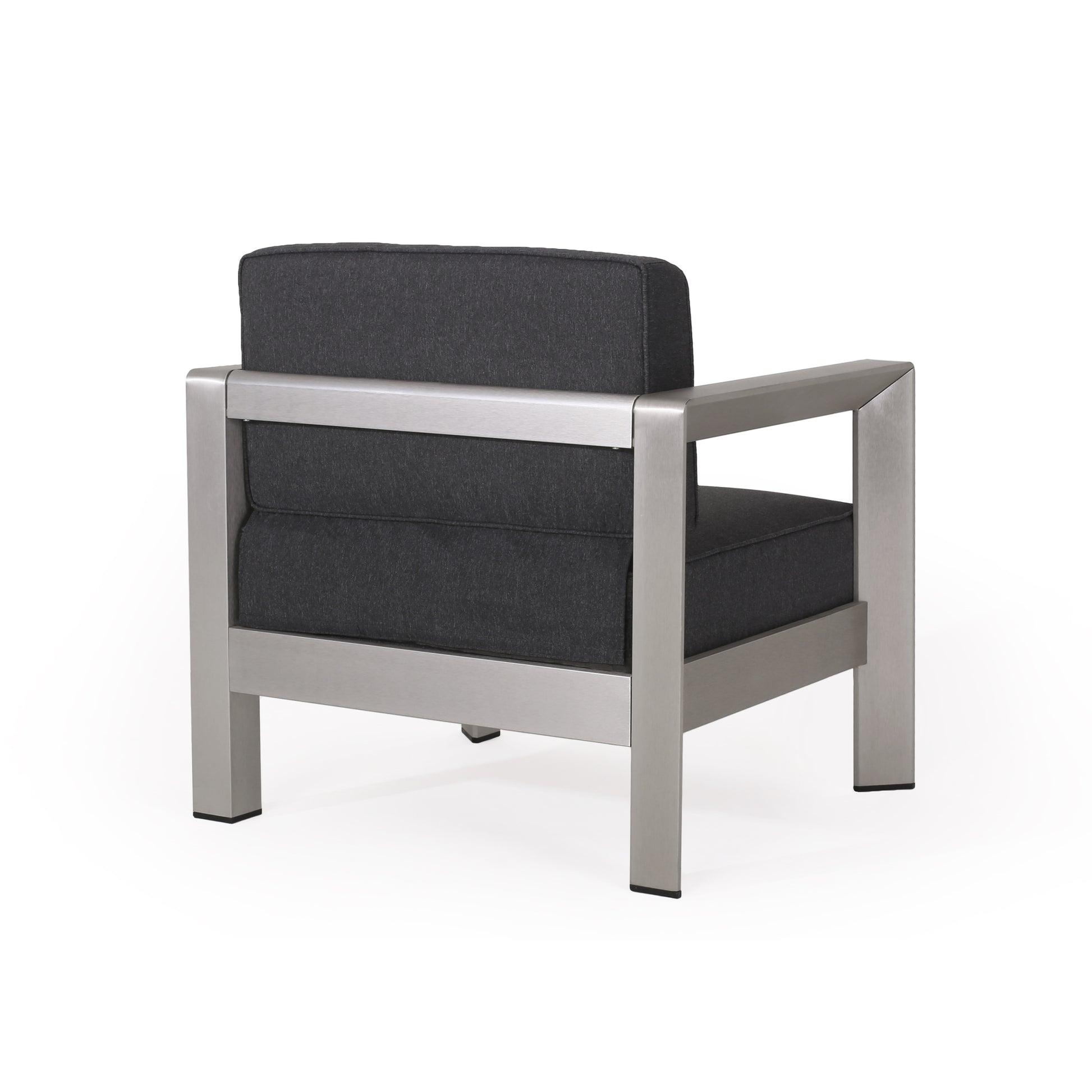 Aviara Mp1 Club Chair Silver Aluminium