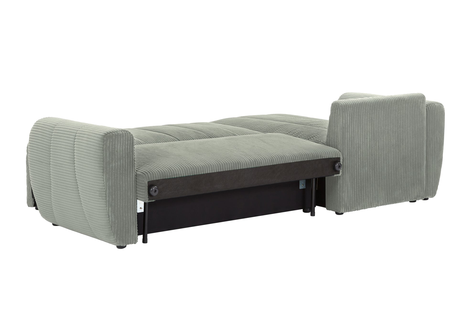 Convertible Sectional Sofa Couch, Modern Fabric 3 Seater L Shaped Couch For Living Room, Apartment, Office, Small Space Grey Corduroy 5 Seat