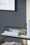 S 3 Decorative Galvanized Gray Nesting Trays Gray Iron