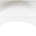 Minimalist Corner Hall Tree With Shoe Bench, Versatile Entryway Coat Rack With 4 Hooks, Corner Cabinet With Adjustable Shelf For Hallway, Living Room, White, 29.5''W*71.6''H White Particle Board