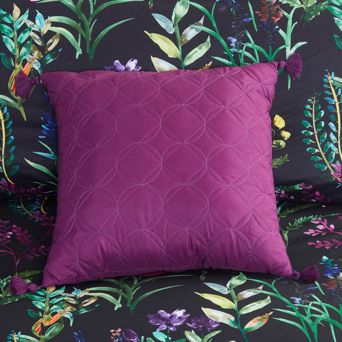 5 Piece Comforter Set Black Full Queen Full Multicolor Polyester