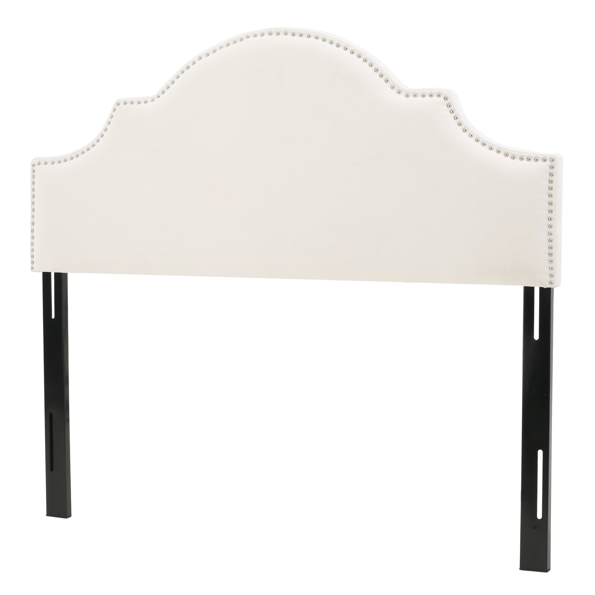 Queen&Full Sized Headboard Ivory Fabric