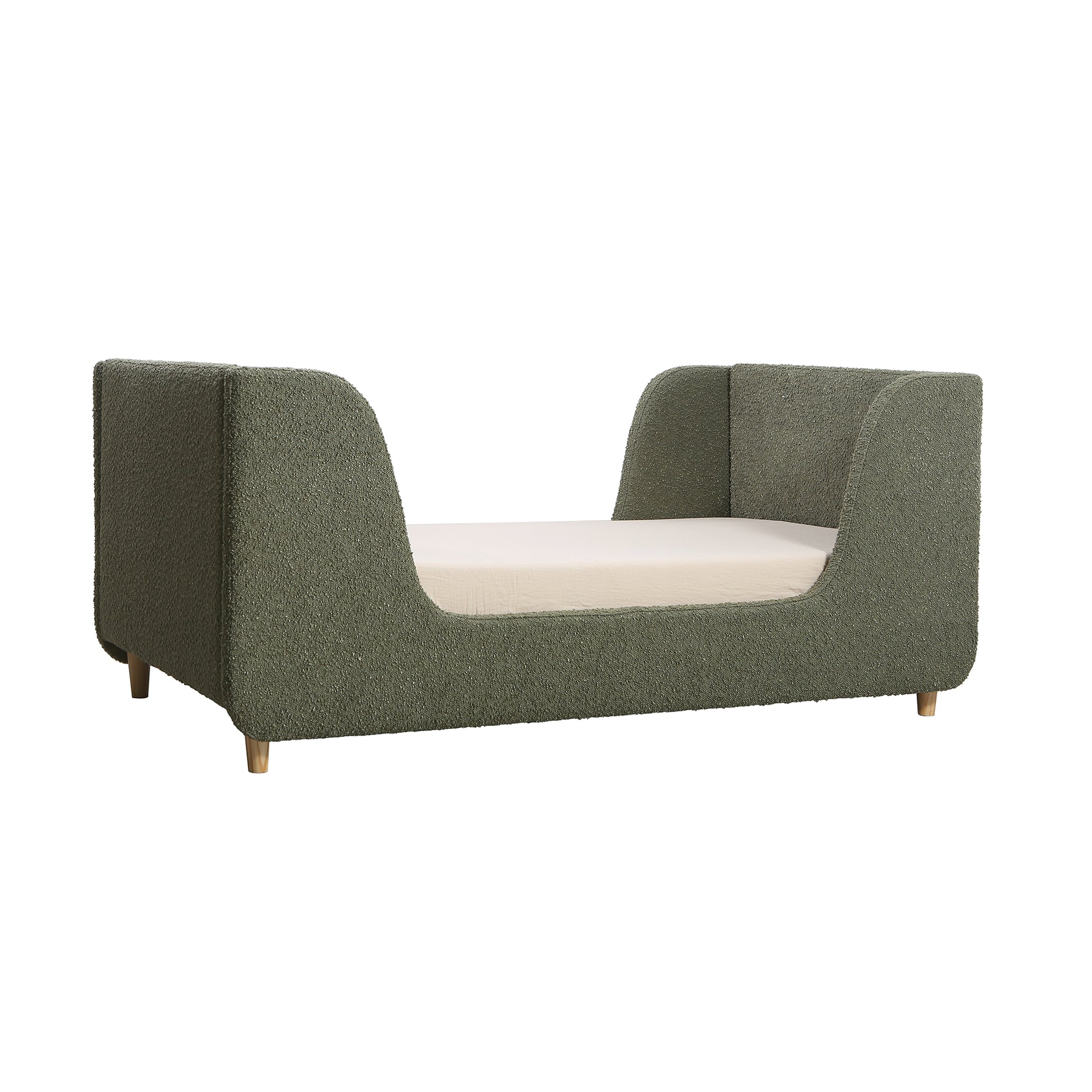 Bodhi Toddler Bed In Sage Boucle Sage Fabric