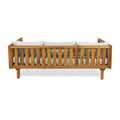 Claremont 3 Seater Daybed Teak Wood Waterproof Fabric