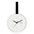 Minuet Wall Clock Black Black Contemporary Plastic