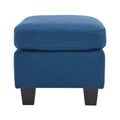 Springfield Navy Blue Ottoman Navy Blue Foam Polyester Blend