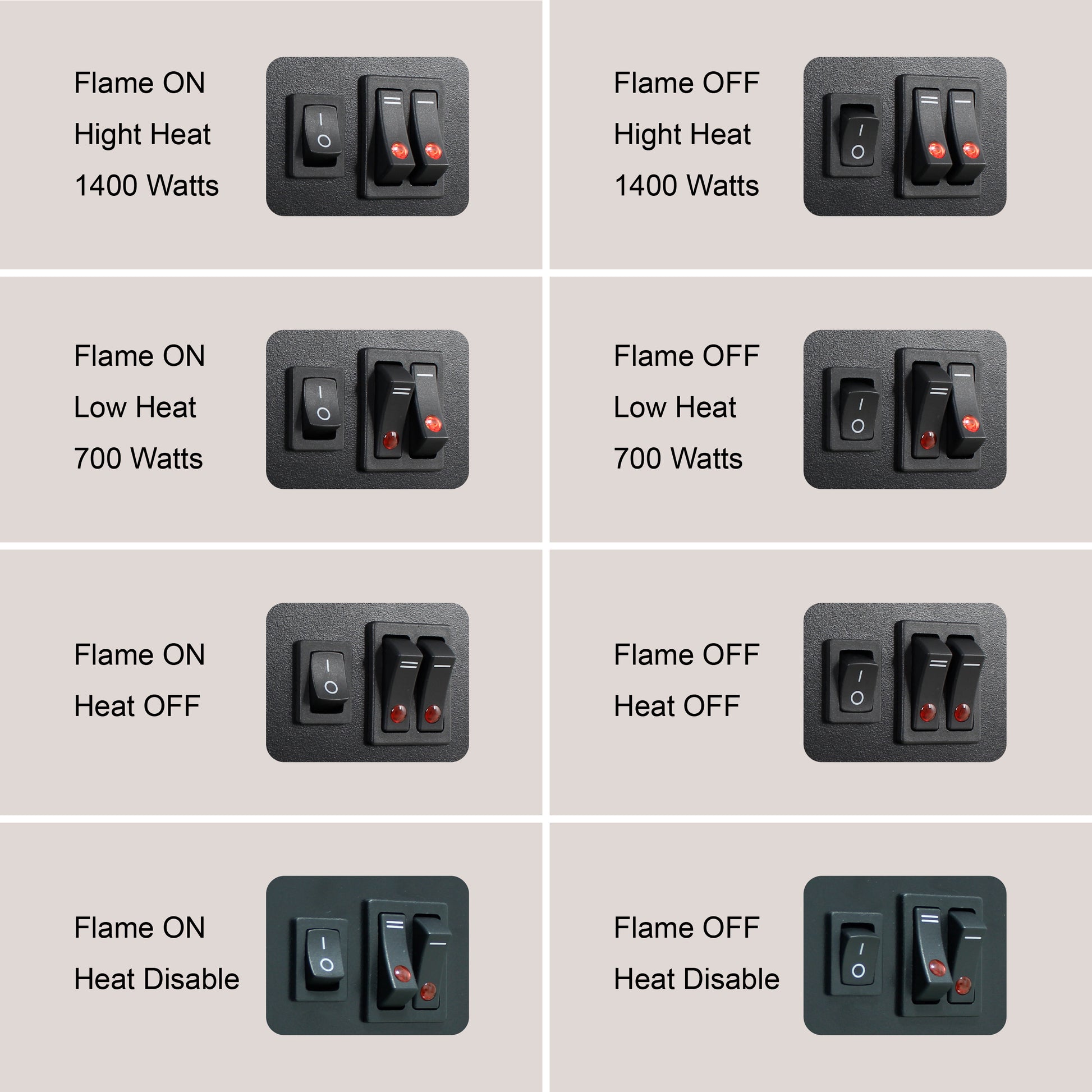 15 Inch 3D Flame Electric Infrared Quartz Fireplace Stove Without Remote Control Powder Coated Electric Yes Antique Black Vent Free No Freestanding Tempered Glass Sheet Metal Electric
