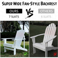 Outsunny Wooden Adirondack Chair, Outdoor Patio Lawn Chair With Cup Holder, Weather Resistant Lawn Furniture, Classic Lounge For Deck, Garden, Backyard, Fire Pit, White White Wood