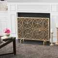 Fire Screens Gold Iron