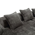 Coolmore Boucle Sofa 3 Seater For Living Room Oversized Comfy Sofa Unique Double Seat And Corner Construction For Apartment, Office Left Hand Facing Gray Gray Primary Living Space Foam Boucle 3 Seat