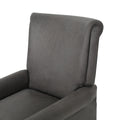 Manual Standard Recliner Slate Microfiber