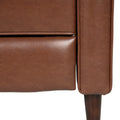 Recliner Light Brown Pu