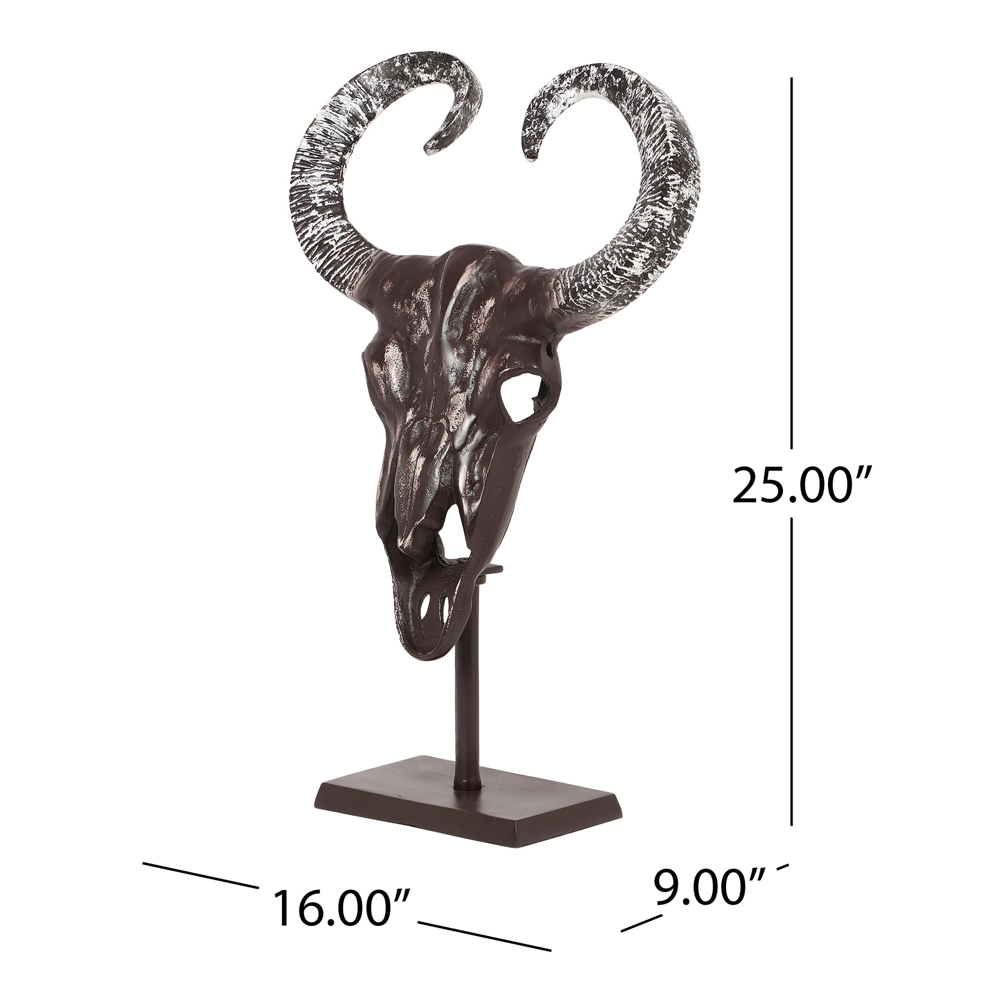 Taurus On Stand Bronze Aluminium