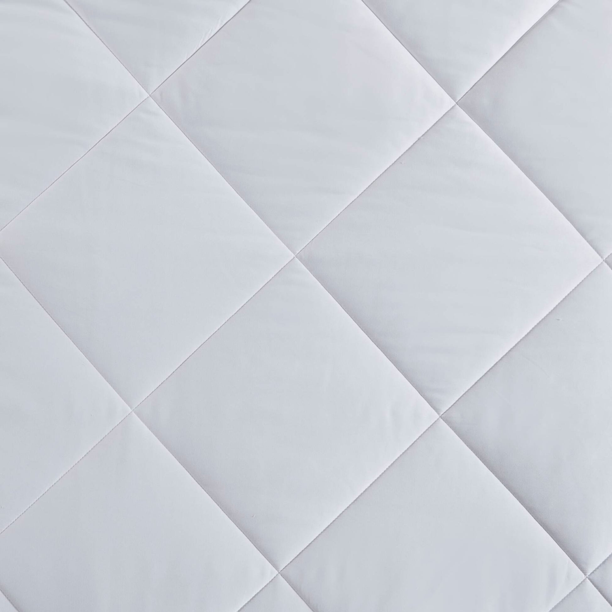 Oversized Down Alternative Comforter White Full Queen White Nylon
