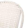 Java Outdoor Wicker Chair Set Of 2 White Iron