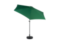 9Ft Outdoor Patio Umbrella Outdoor Table Umbrella With Push Button Tilt And Crank, Market Umbrella 6 Sturdy Ribsdeck, Backyard, Pool Base Not Included Dark Green Dark Green Garden & Outdoor Steel