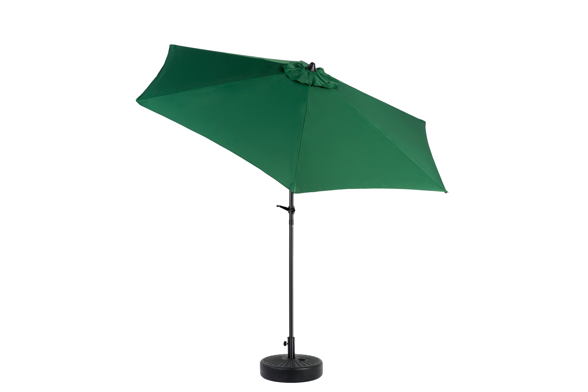 9Ft Outdoor Patio Umbrella Outdoor Table Umbrella With Push Button Tilt And Crank, Market Umbrella 6 Sturdy Ribsdeck, Backyard, Pool Base Not Included Dark Green Dark Green Garden & Outdoor Steel