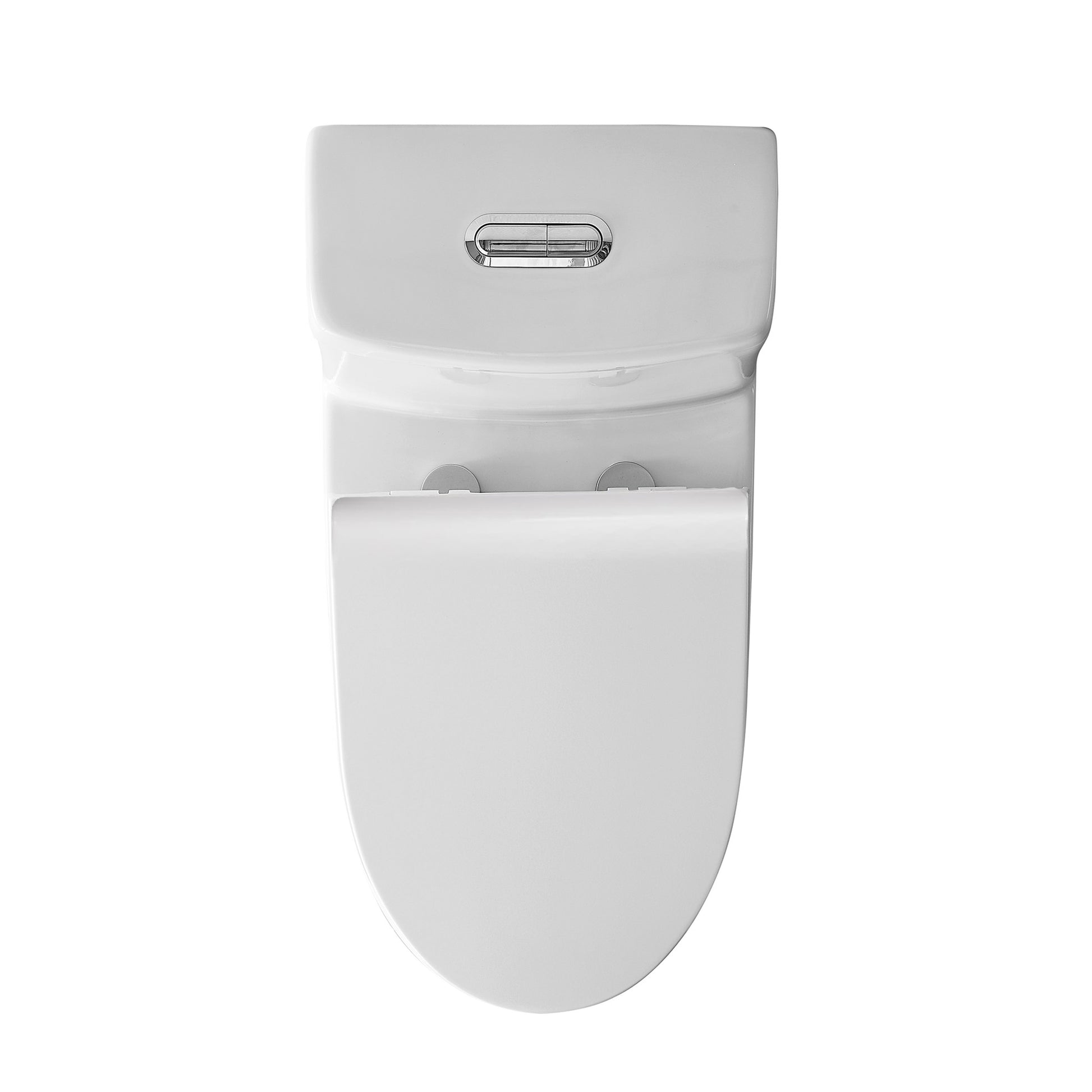 1.1 1.6 Gallons Gpf Dual Flush Floor Mounted One Piece Toilet With Soft Close Seat In Glossy White Glossy White Bathroom Modern Ceramic