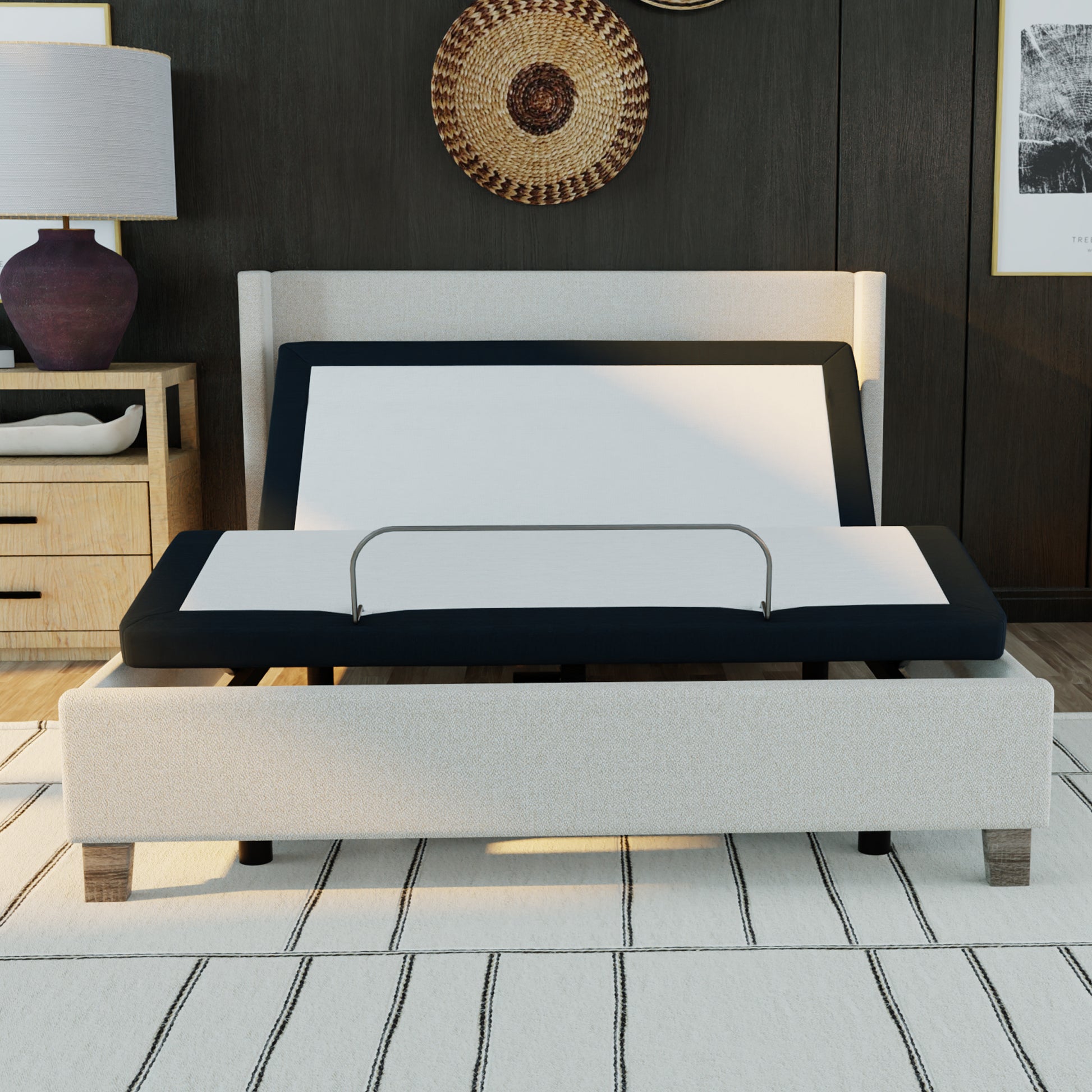 Model 3 Adjustable Base King: Zero Clearance King Grey Metal