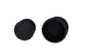 Coffee Table Set Of 2, Round Coffee Table ,Nesting Coffet Table,End Table,Circle Sidetable For Living Room ,Bedroom,Office Balcony Black Primary Living Space Artsy,Modern Coffee & End Tables Lacquered Mdf