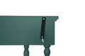 1 Drawer End Table,Side Table,Elegant Carved 1 Drawer End Table For Living Room Bed Room Study Entryway Dark Green American Design Mdf