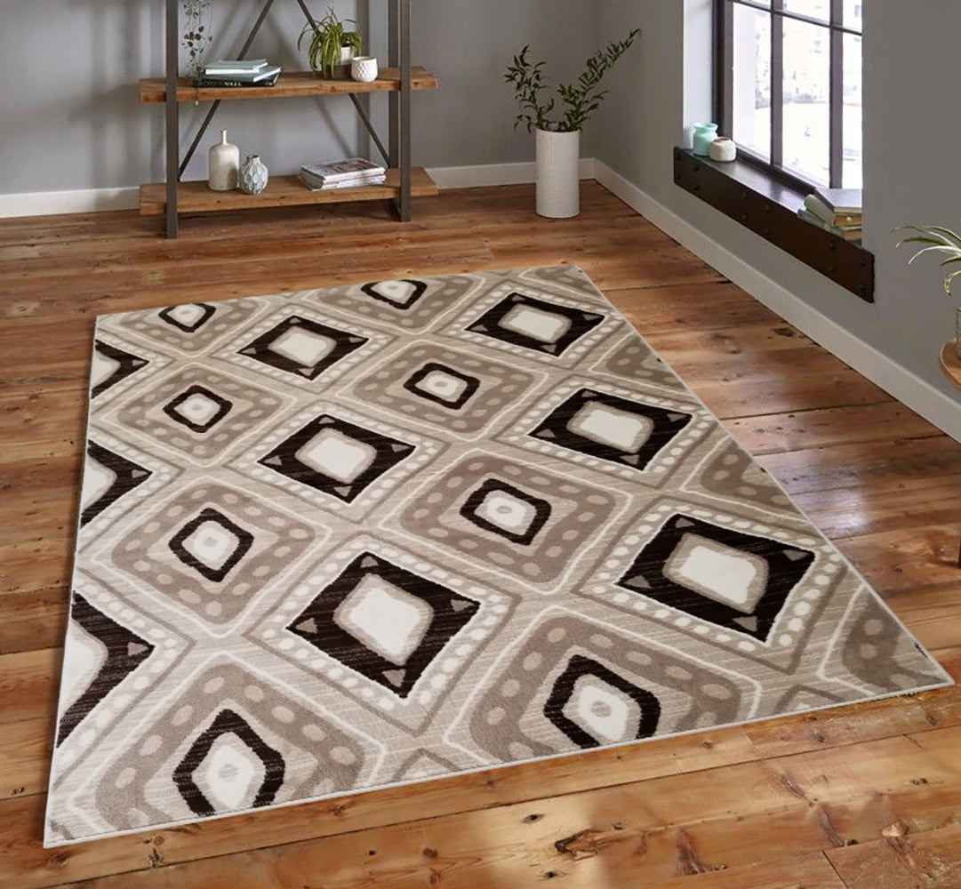 Jersey Area Rugs, Carpets For Livingroom, 7X10 Area Rugs ,3009 Beige Rectangle 8&10 Beige Contemporary Abstract Polypropylene