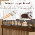 60'' Fireplace Mantel Wooden Wall Mounted Floating Shelf 8
