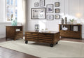 Oak Sofa Table With Tapered Legs Oak Primary Living Space Traditional Shelves Rectangular Solid Wood Mdf