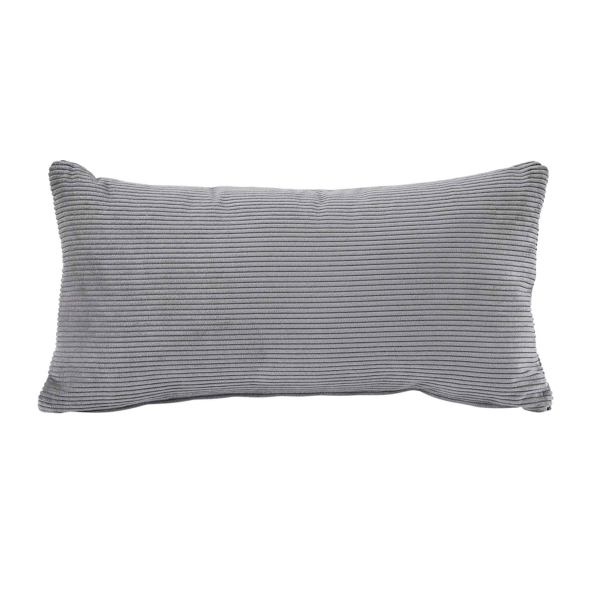 Modern Dark Gray Accent Chair Cushion Seat Corduroy Fabric Upholstery Pillow Living Room Furniture 1Pc Dark Gray Primary Living Space Modern Plywood