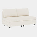 Modular Sectional Sofa, Convertible Sofa Seat With Storage, Sets Including Three Seater Sofa & Couches,Loveseat And Single Chair 1 2 3 Seat For Living Room Beige Fabric 6 Seat