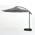 Simple Banana Shape Hanging Umbrella Gray Garden & Outdoor Umbrellas Aluminium