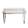 Modern Minimalist Rectangular Glass Dining Table For 4 6 With 0.31