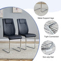 Table And Chair Set.Large Minimalist Rectangular Glass Dining Table For 6 8 With 0.39