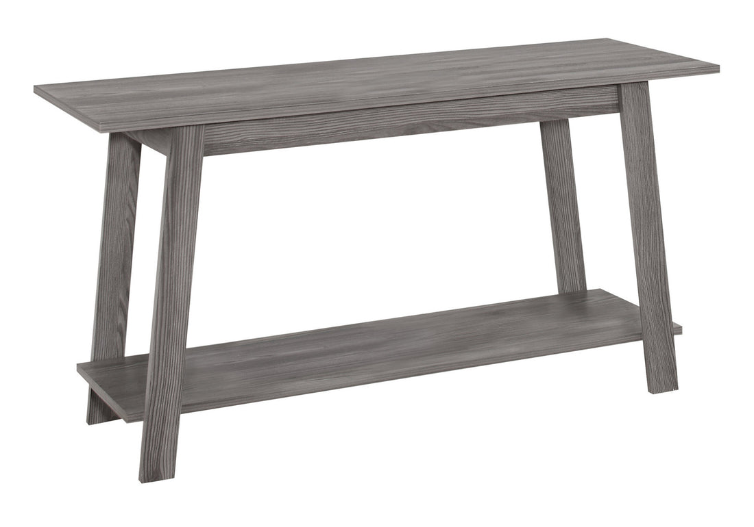 Tv Stand, 42 Inch, Console, Media Entertainment Center, Storage Shelves, Living Room, Bedroom, Grey Laminate, Contemporary, Modern Grey 80 89 Inches Particle Board