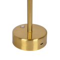 Elegance Rechargeable Led Table Lamp Plated Brass Led Touch Switch Antique Brass,Gold Table&Floor Lamps Brass