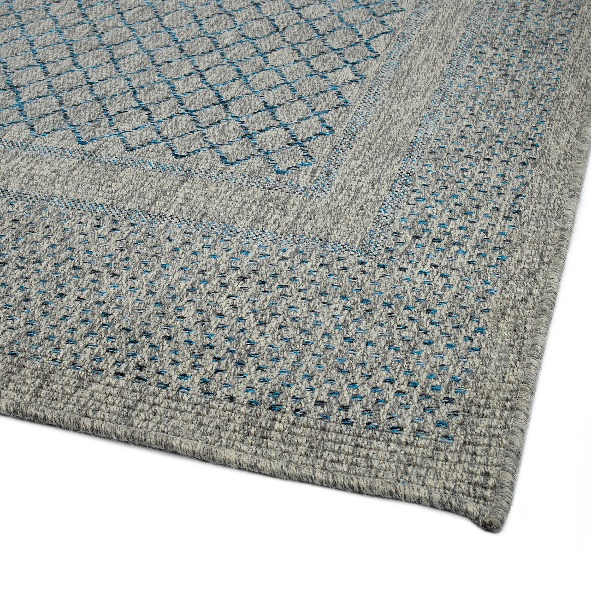 Modern, Transitional, Geometric, Southwestern, Textured High Low Cut & Loop 2' X 6' Runner Multi Polypropylene