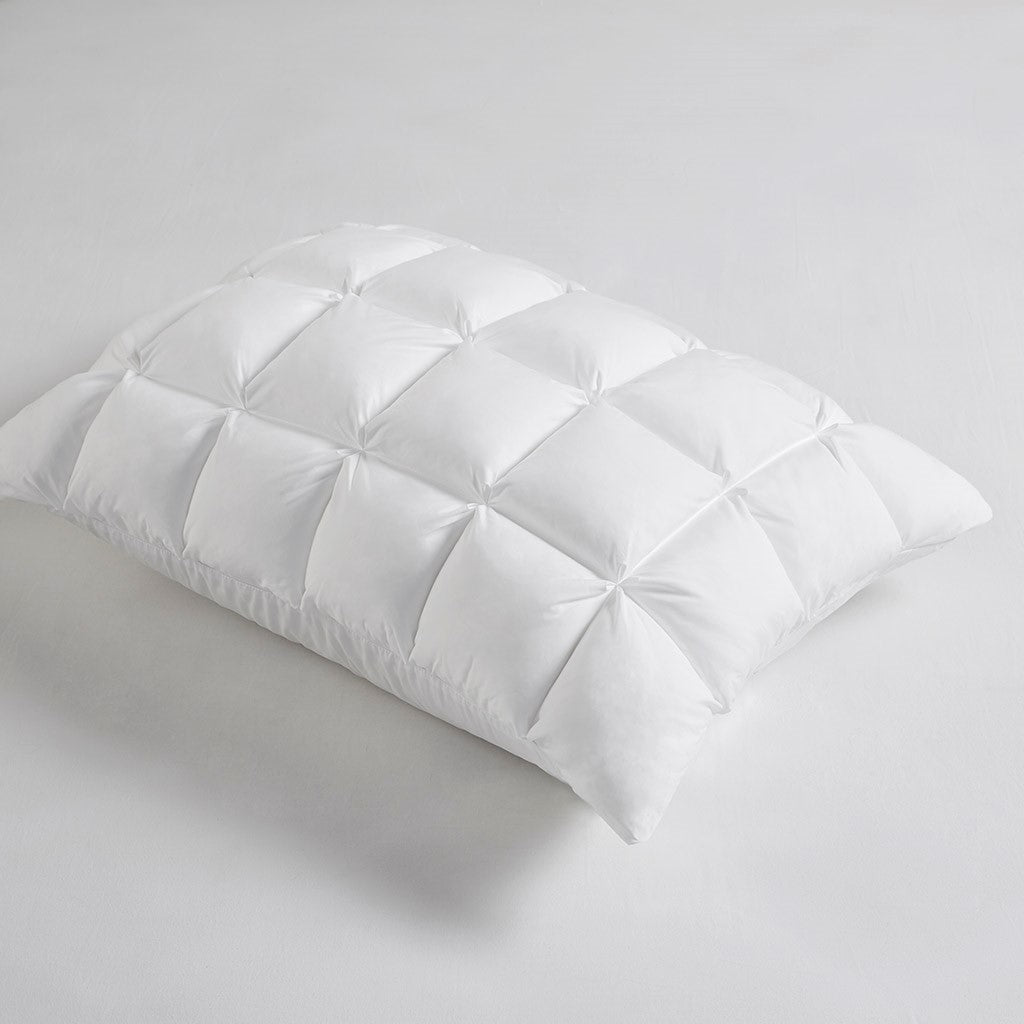 Overfilled Pillow Protector Single Piece King Size White Polyester
