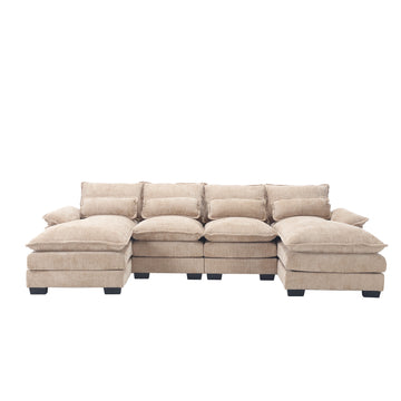 The Sofa Is Filled With High Quality Sponges With High Density And Good Elasticity. When You Sit On It, The Sponge Will Bounce Back Quickly, Giving The Body Just The Right Amount Of Support And