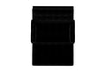 Black 2 Seater Sofa Sleeper With Recline Fuction Black Velvet Metal Primary Living Space Medium Soft Loose Back Pillow Top Arms Foam Fabric Metal 2 Seat