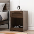 Delaney 1 Drawer Nightstand Walnut Mdf