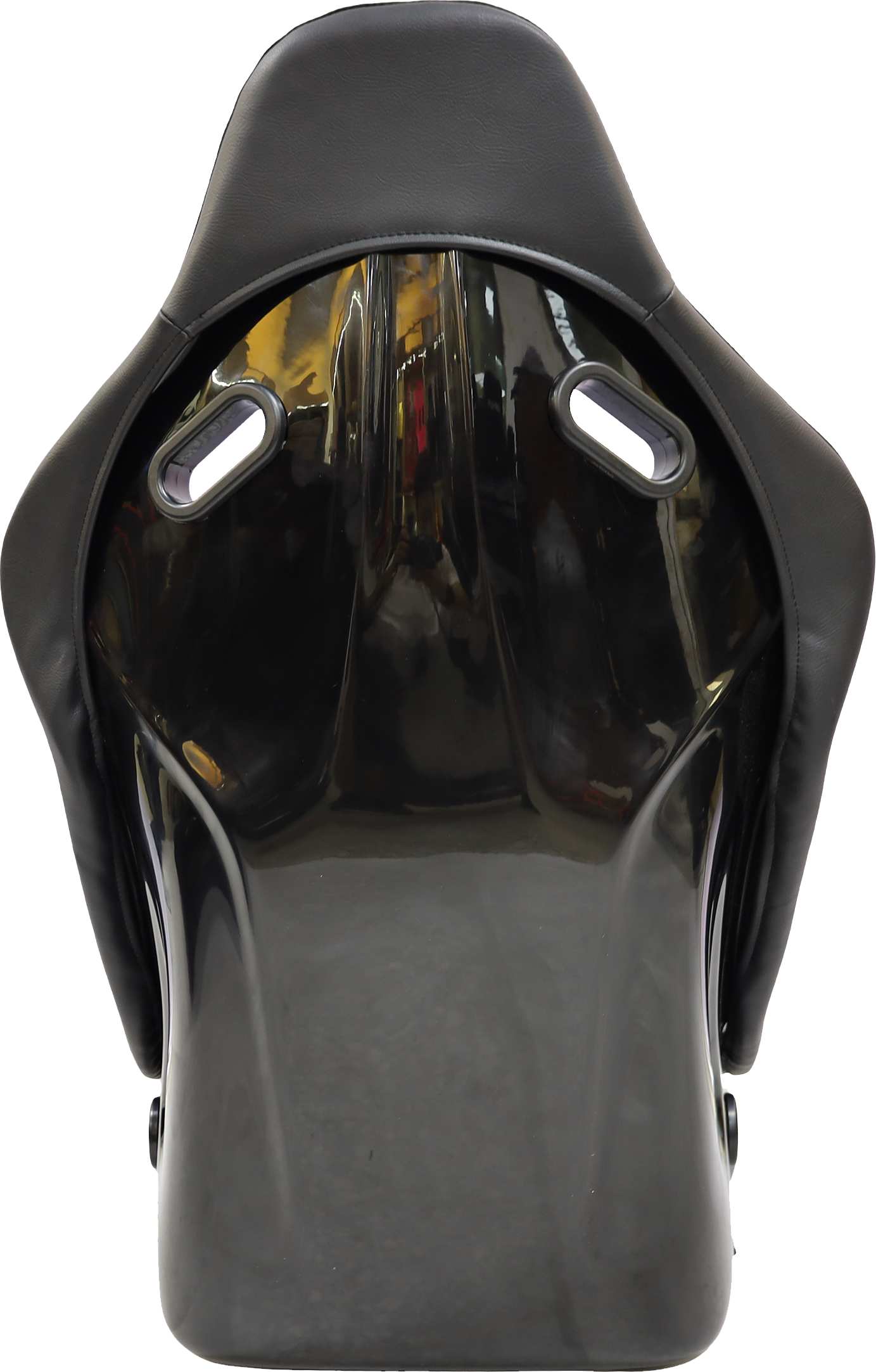 Racing Seat Black White Fiberglass